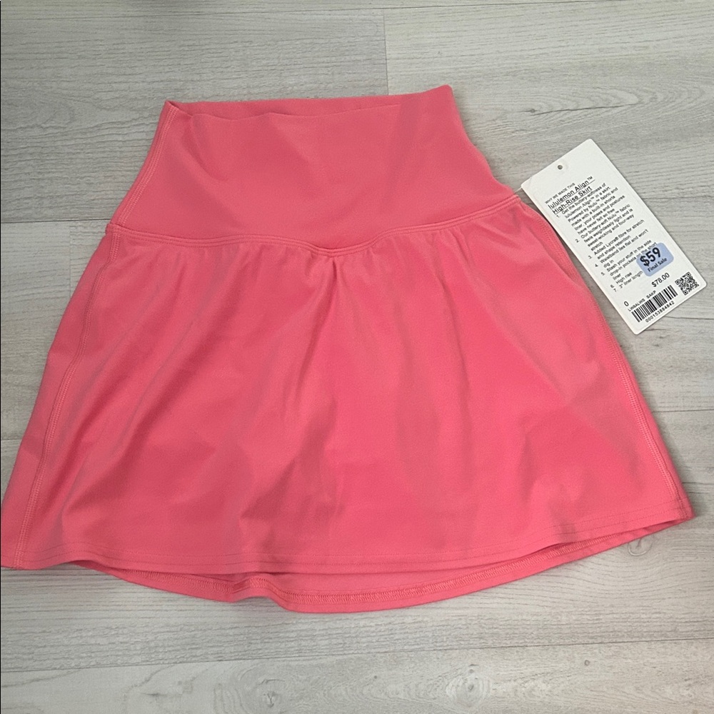 Lululemon Athletica Coral Skater Skirt